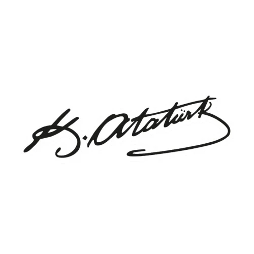 Ce-Ka Kemal Atatürk İmzası ( Siyah ) Araç Sticker
